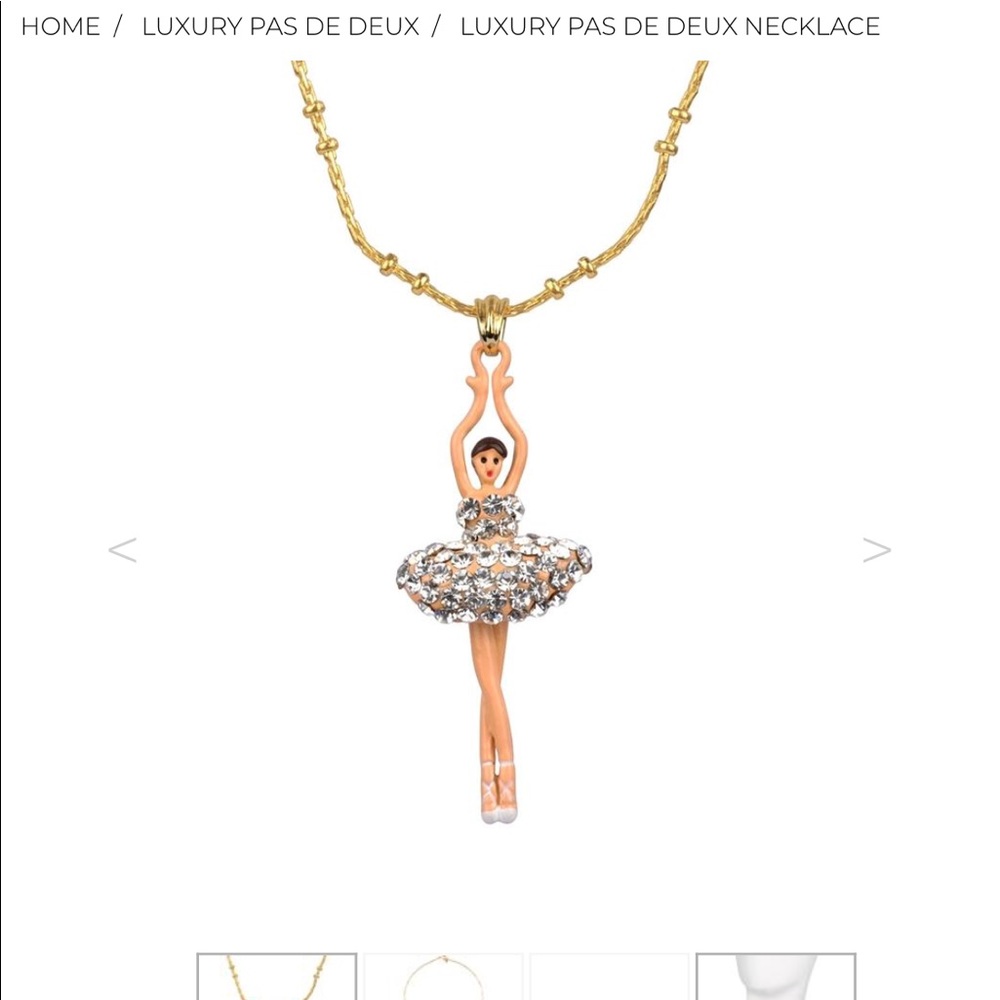 Authentic Les Nereides Ballerina necklace